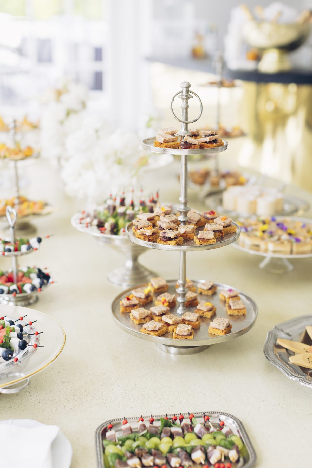 Canapé display